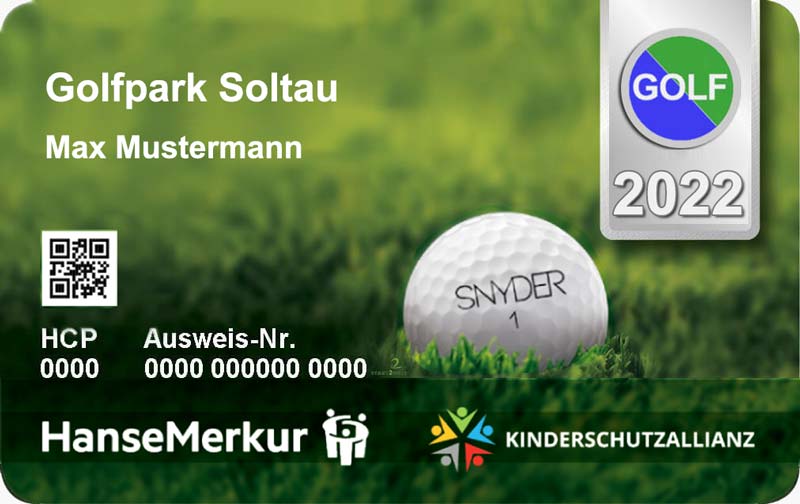 DGV Golf Ausweis 2022 Golfpark Soltau in der Fernmitgliedschaft enthalten